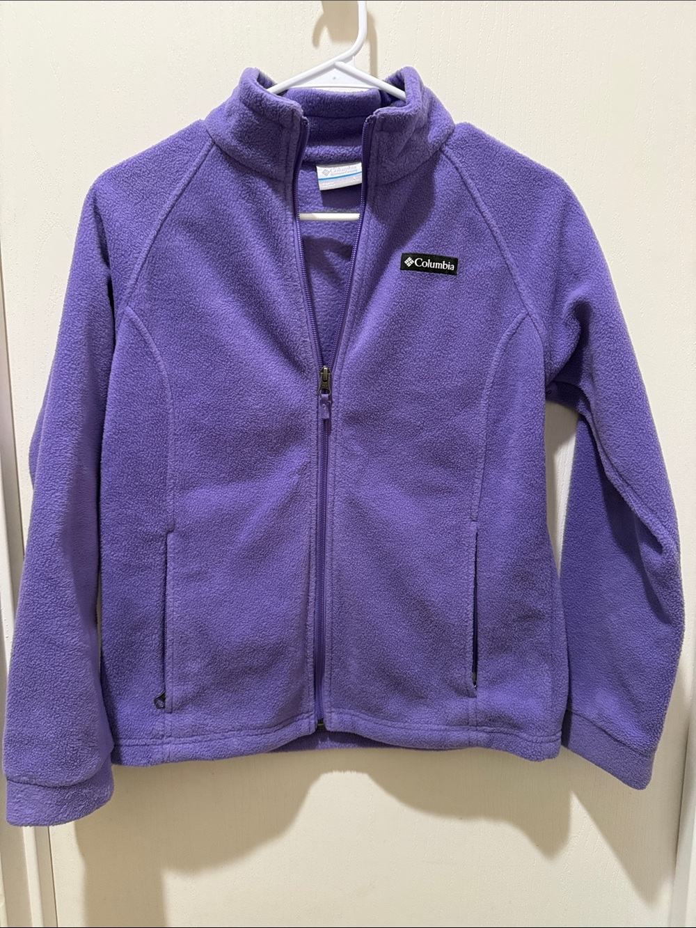 Columbia Kids Purple Full-Zip Fleece Jacket